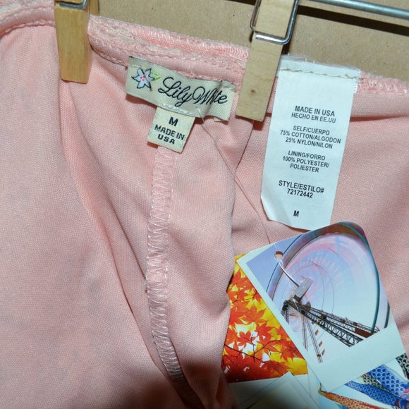 NWT Lily White Pink Corset Size M & XS - Picture 5 of 6